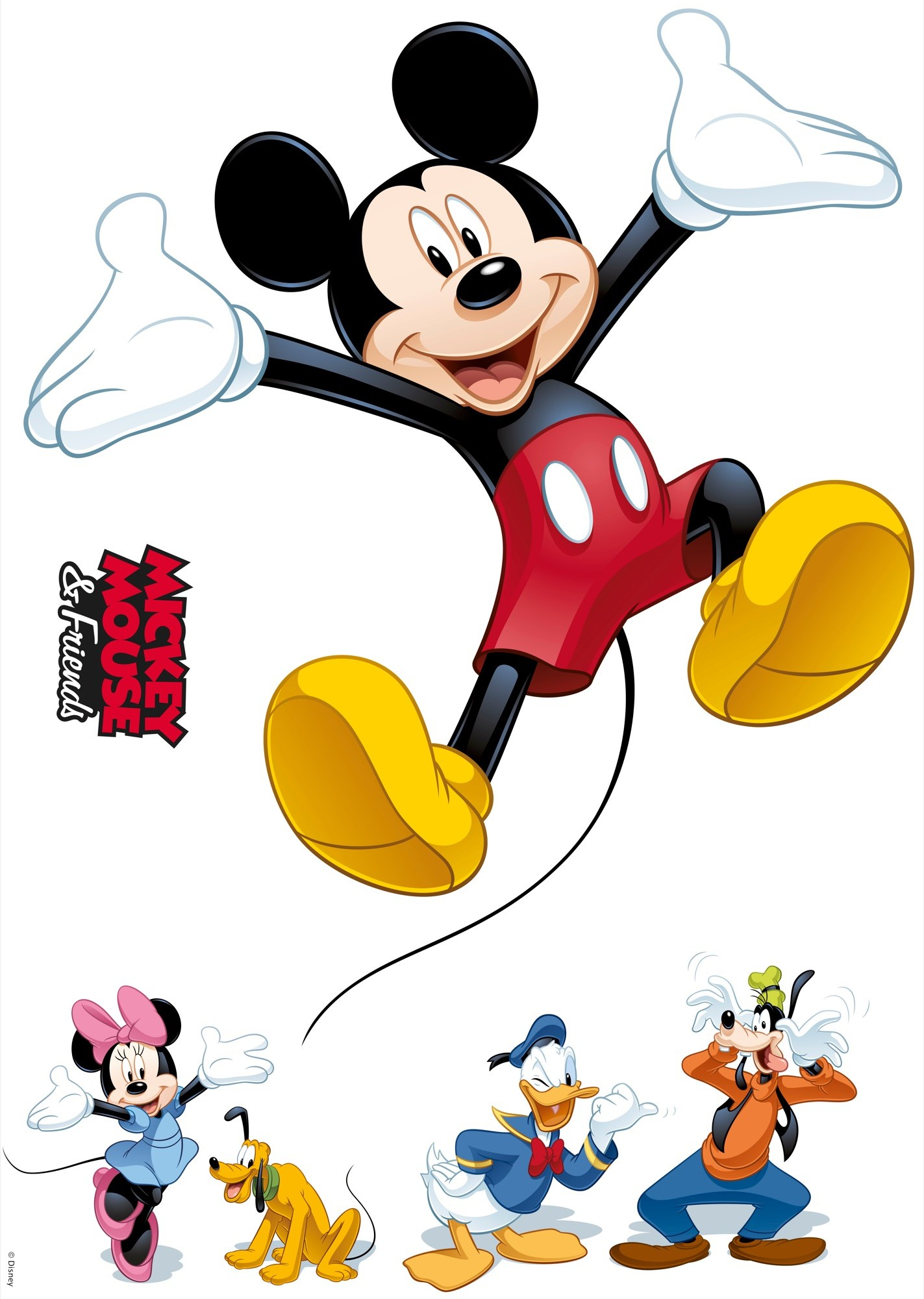 | Friends“ „Mickey and von Wandsticker Disney Komar