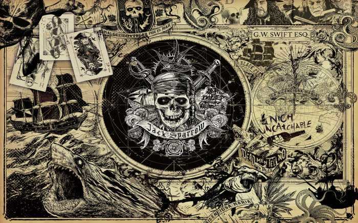 Digitaldrucktapete Pirates of the Caribbean 5