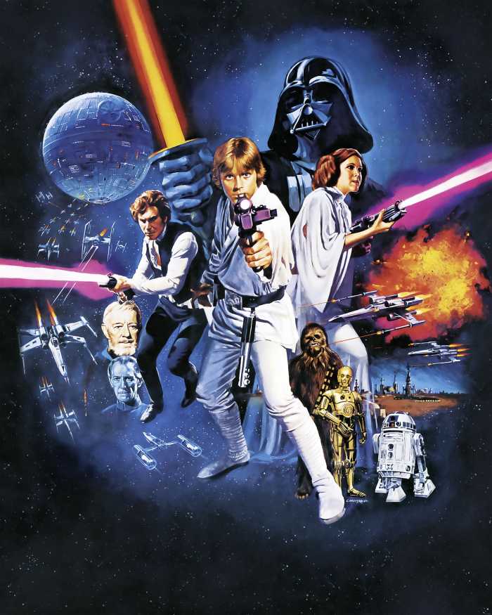 Digitaldrucktapete Star Wars Poster Classic 1