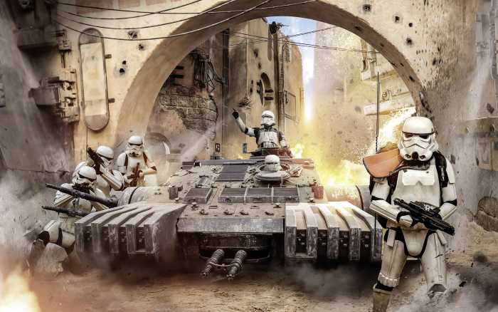 Digitaldrucktapete Star Wars Tanktrooper