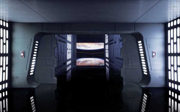 Digitaldrucktapete Star Wars Death Star Floor
