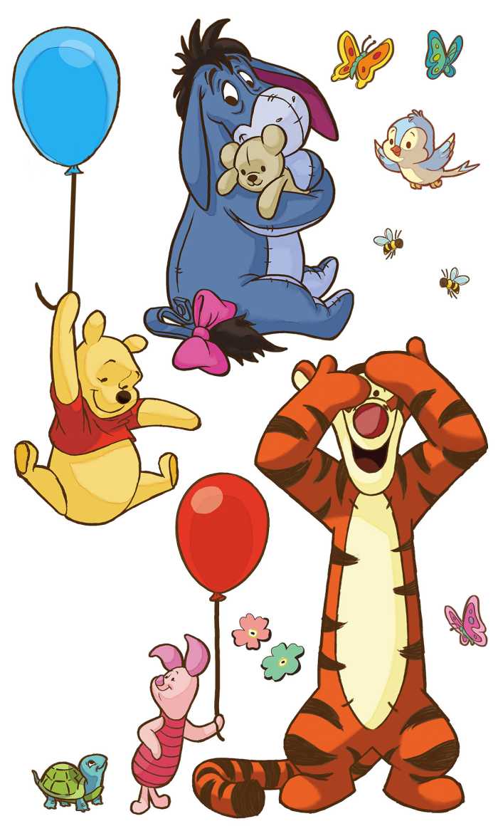 Wandtattoo "Winnie the Pooh and Friends" XXL