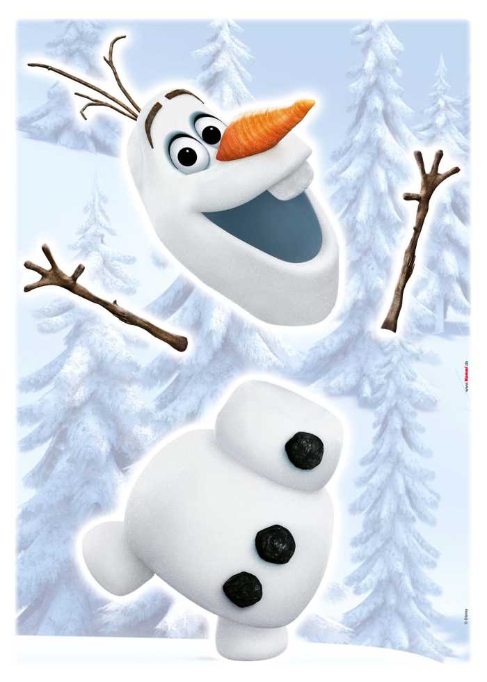 Wandtattoo Frozen Olaf
