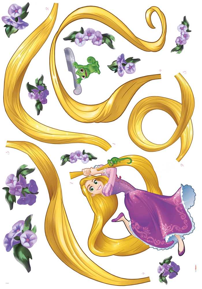 Wandtattoo Rapunzel