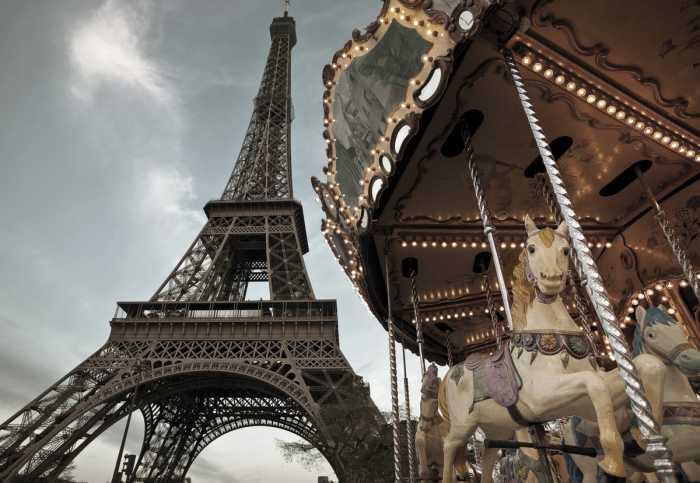 Fototapete Carrousel de Paris