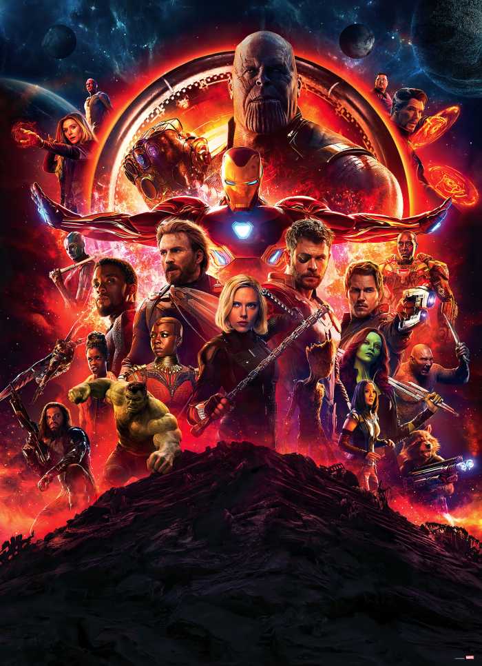 Fototapete Avengers Infinity War Movie Poster