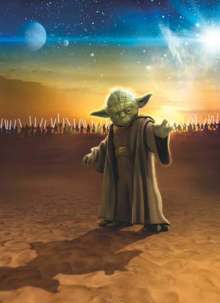 Vliestapete Star Wars Master Yoda