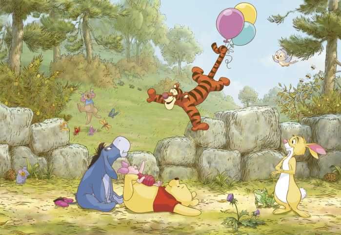 Fototapete Winnie the Pooh Ballooning