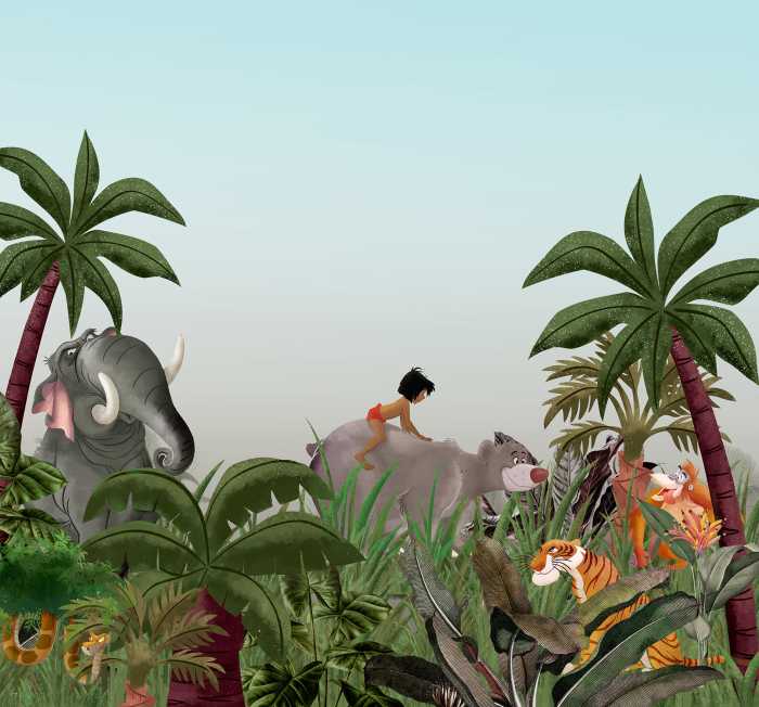 Digitaldrucktapete Jungle Book