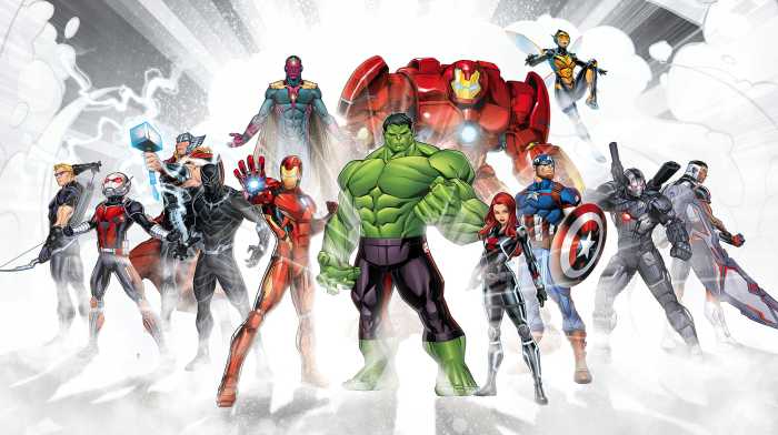 Digitaldrucktapete Avengers Unite