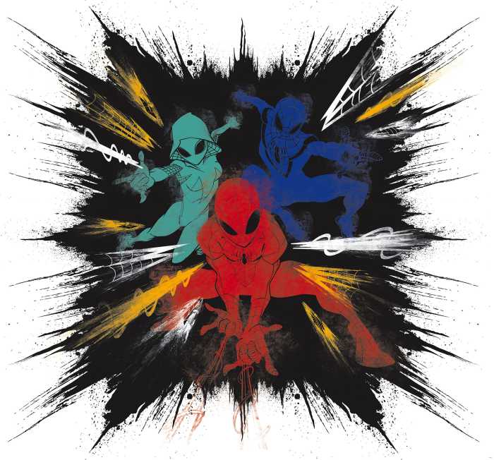 Digitaldrucktapete Spider-Man Color Explosion