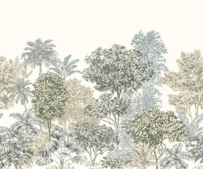 Digitaldrucktapete Painted Palms