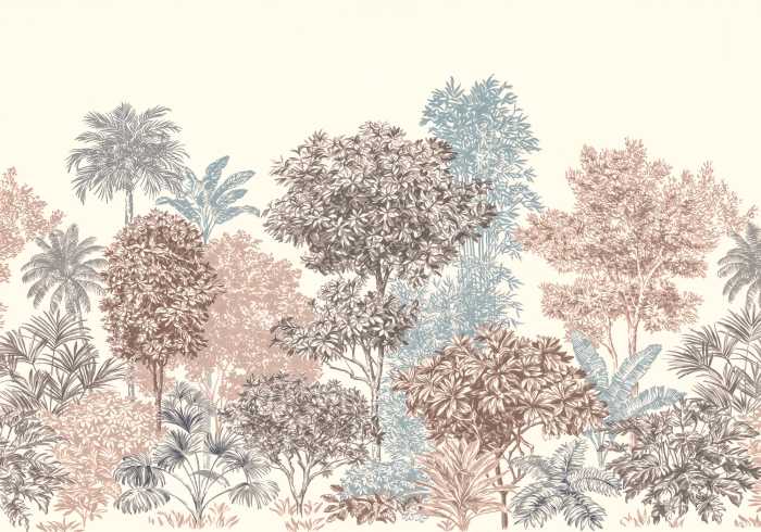 Digitaldrucktapete Painted Trees