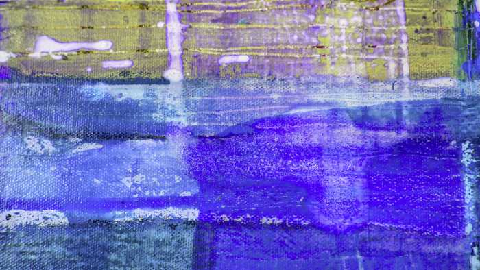 Digitaldrucktapete Puddle Tangy blue