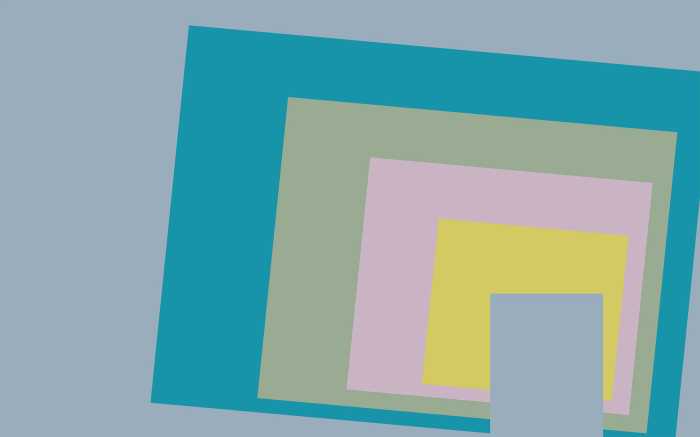 Digitaldrucktapete Blocking Oblique bleu-yellow