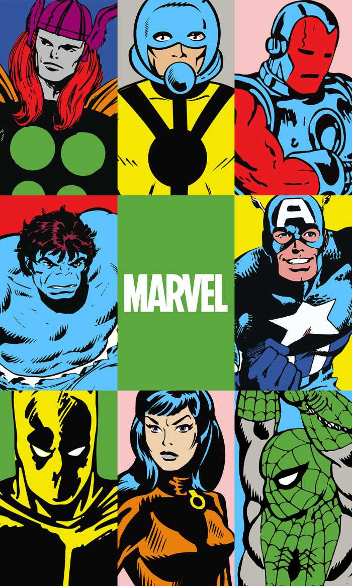 Digitaldrucktapete Marvel PowerUp Team