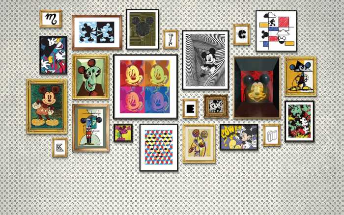 Premium Vlies Mickey Art Collection