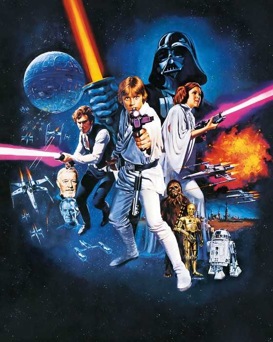 Premium Vlies Star Wars Poster Classic 1