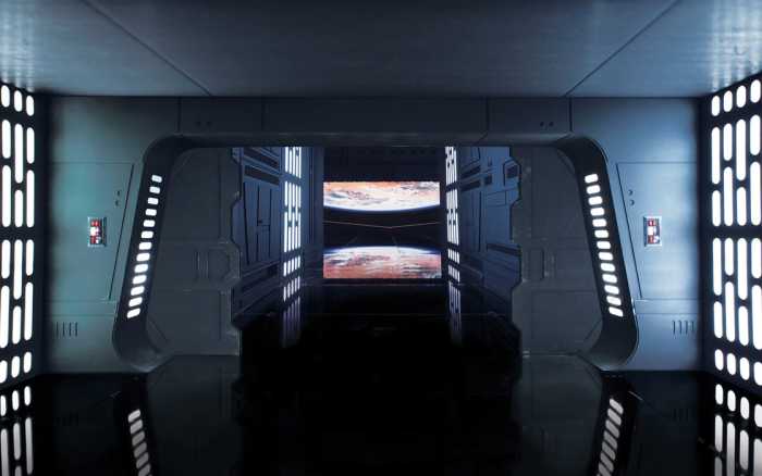 Premium Vlies Star Wars Death Star Floor