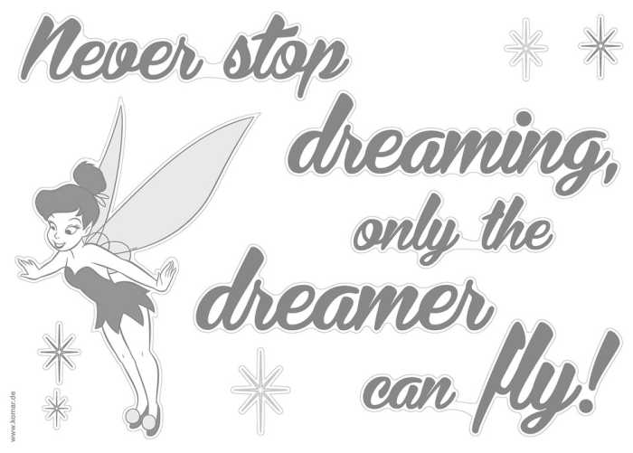 Never stop dreaming