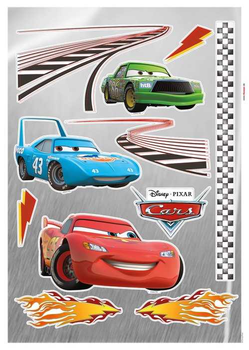 Wandsticker-Selbstklebefolie Cars