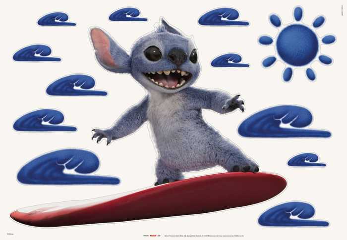  Disney Stitch Live Action Hit the Waves