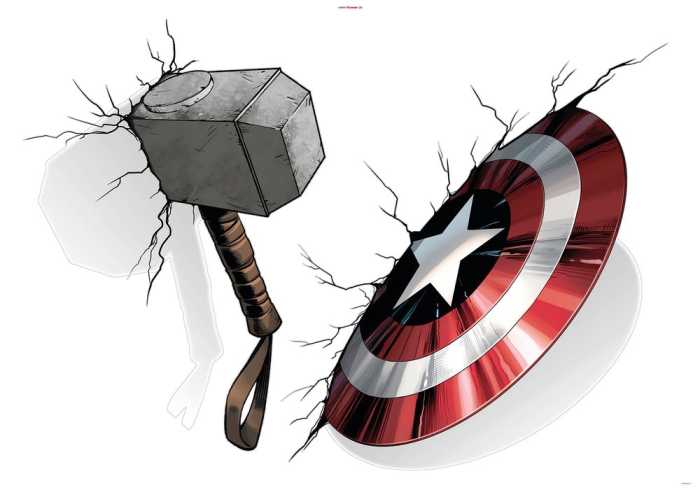  Avengers Hammer & Shield