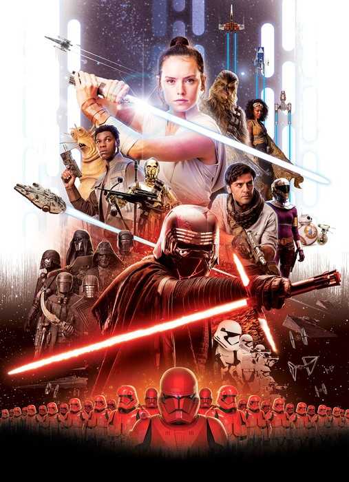 Papier Star Wars Movie Poster Rey