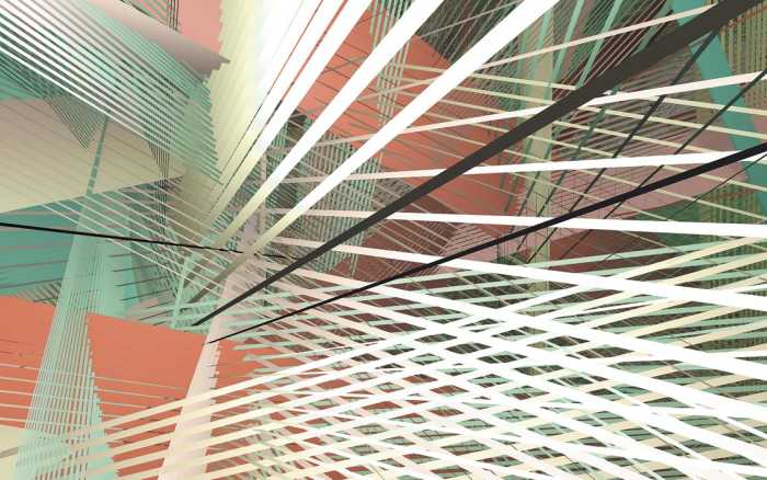 Premium Vlies Space Grid Autumn