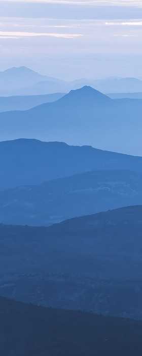 Premium Vlies Blue Mountain Panel