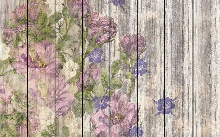 Premium Vlies Vintage Rose