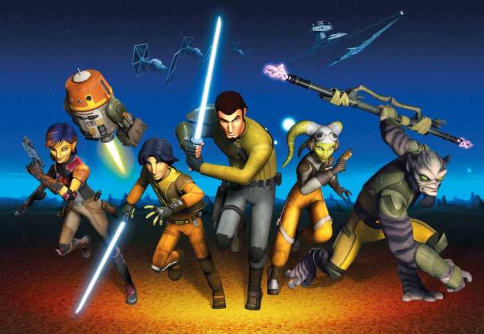 Papier Star Wars Rebels Run