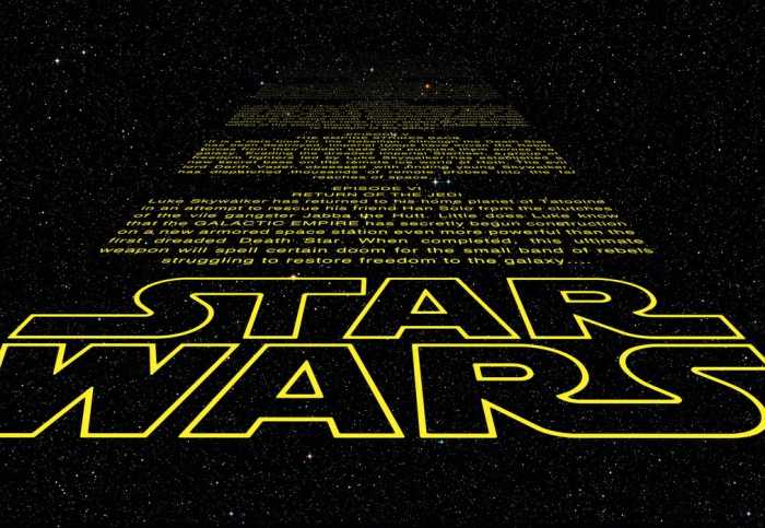 Papier Star Wars Intro