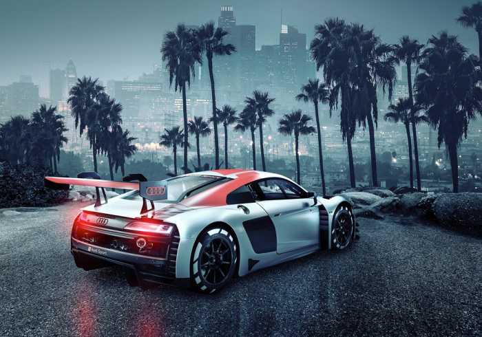 Papier Audi R8 L.A.