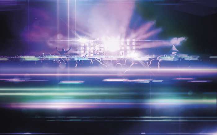 Digitaldrucktapete Open Air Electro
