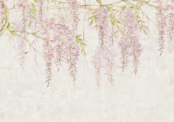 Digitaldrucktapete Wisteria