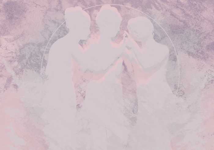Digitaldrucktapete Nymphs