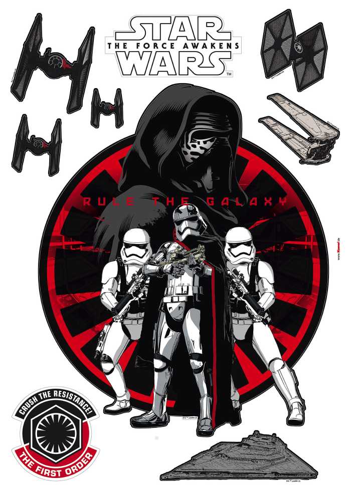 Wandtattoo Star Wars First Order