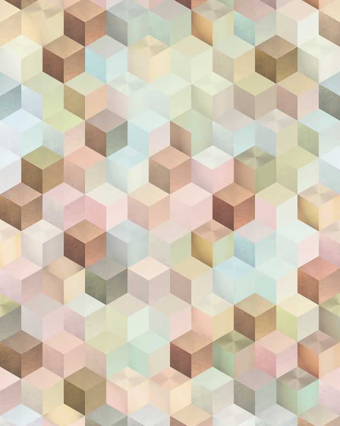 Digitaldrucktapete Cubes