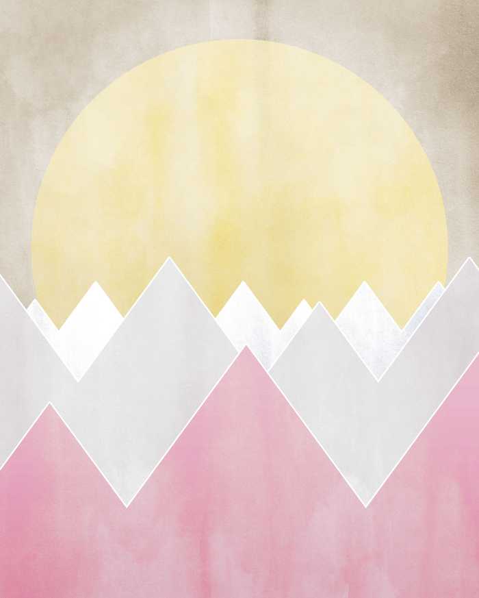 Digitaldrucktapete Sunrise Spring