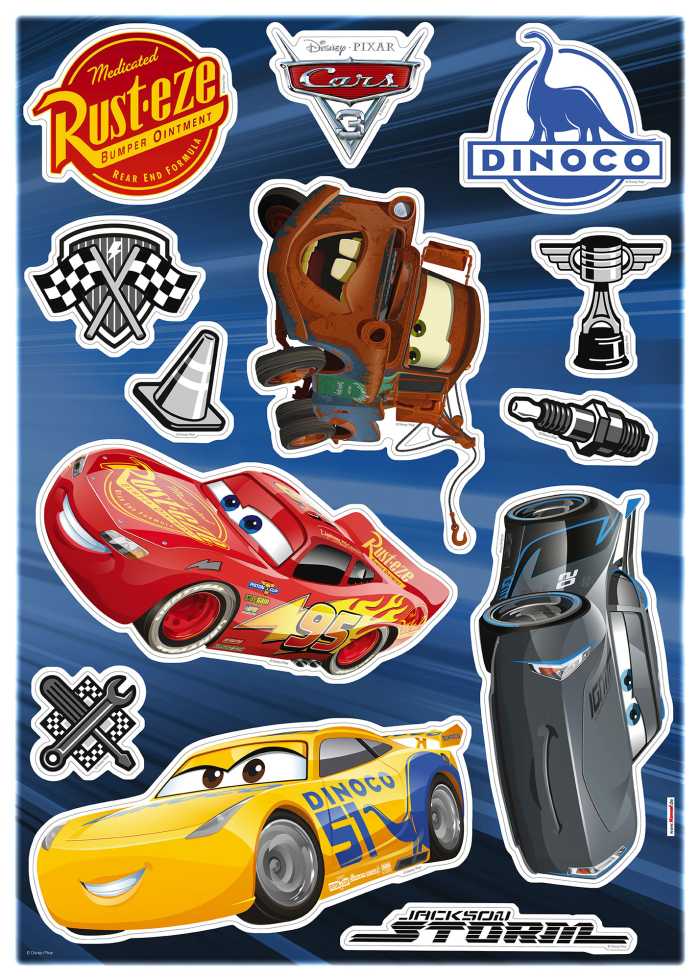 Wandtattoo Cars3