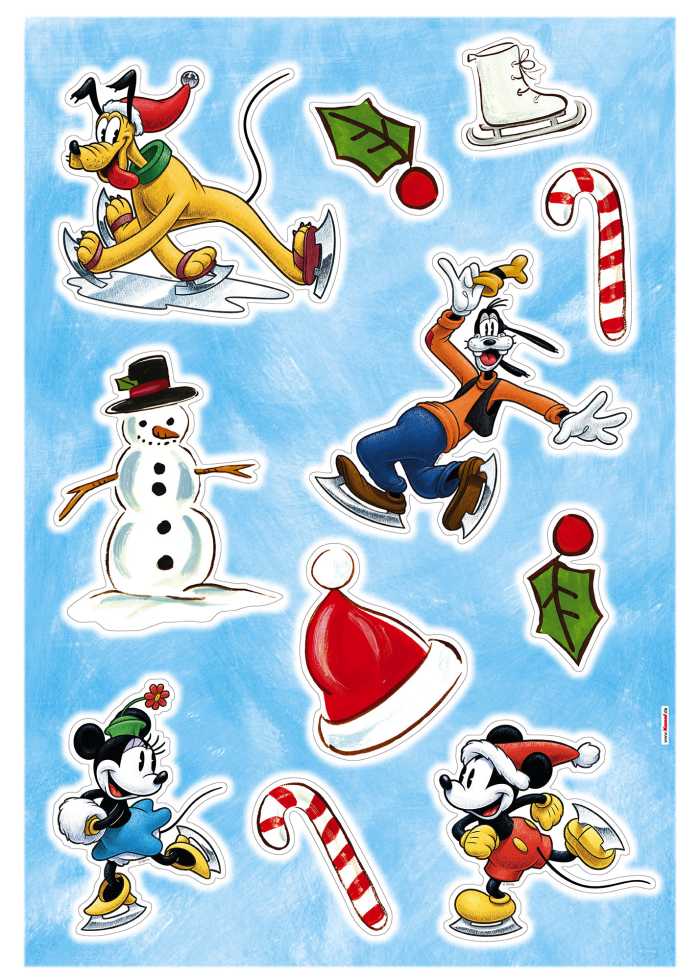 Wandtattoo Mickey Ice slide