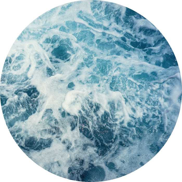 Runde Fototapete Ocean Twist