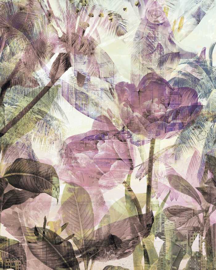 Digitaldrucktapete Metropical Faded