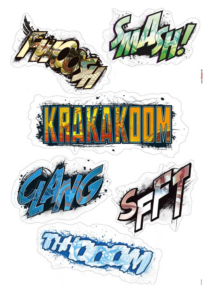 Wandtattoo Avengers Sounds
