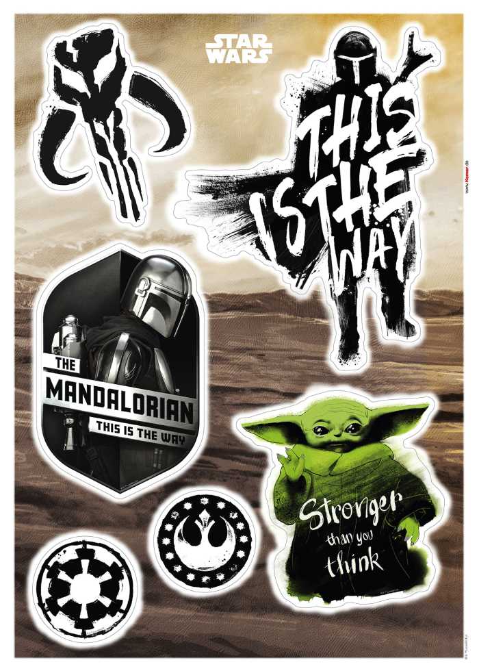 Wandtattoo Mandalorian Legend