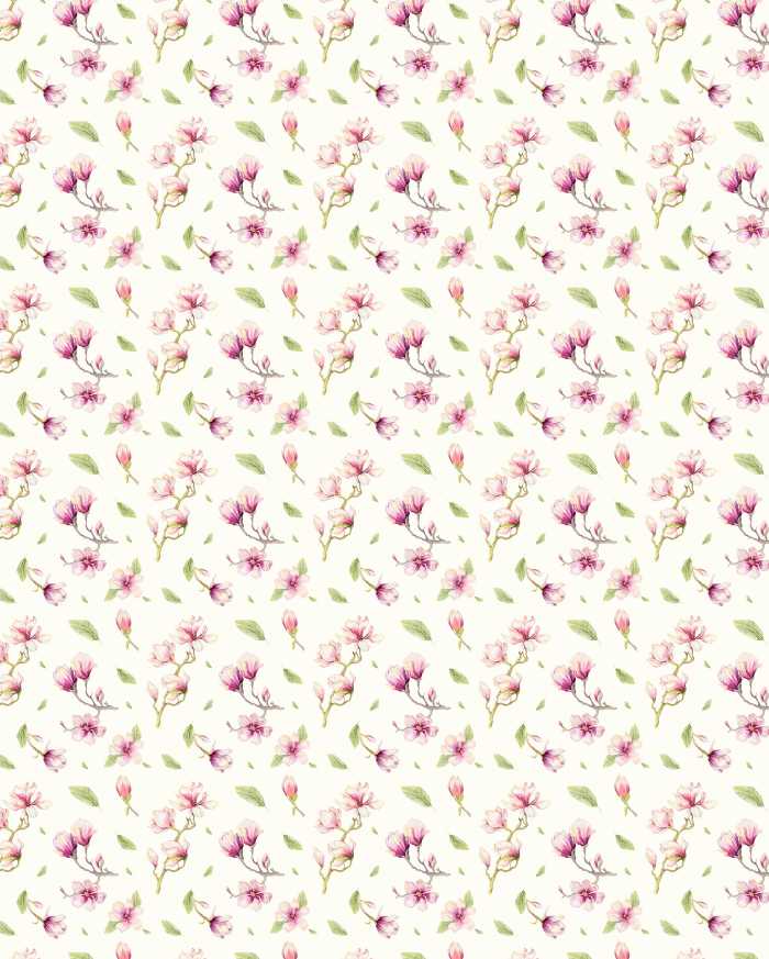 Digitaldrucktapete Magnolia Rapport