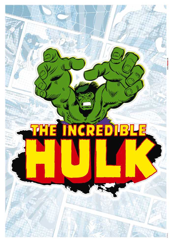 Wandtattoo Hulk Comic Classic