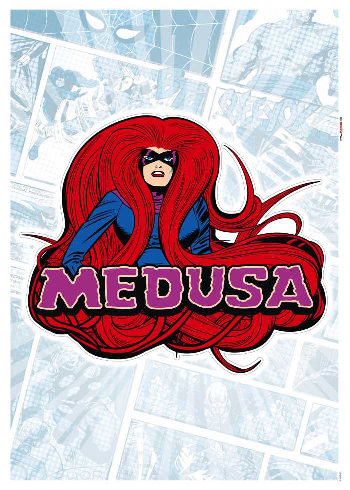 Wandtattoo Medusa Comic Classic