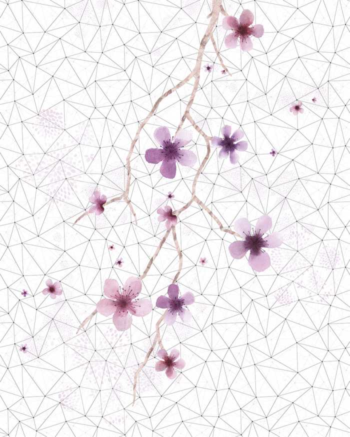 Digitaldrucktapete Cherry Tree
